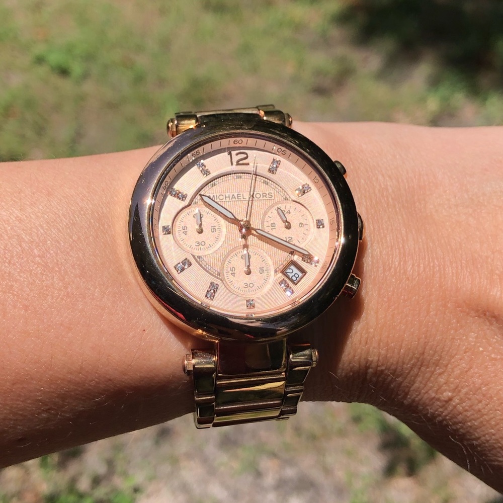 Michael Kors Rose Gold Parker Watch
